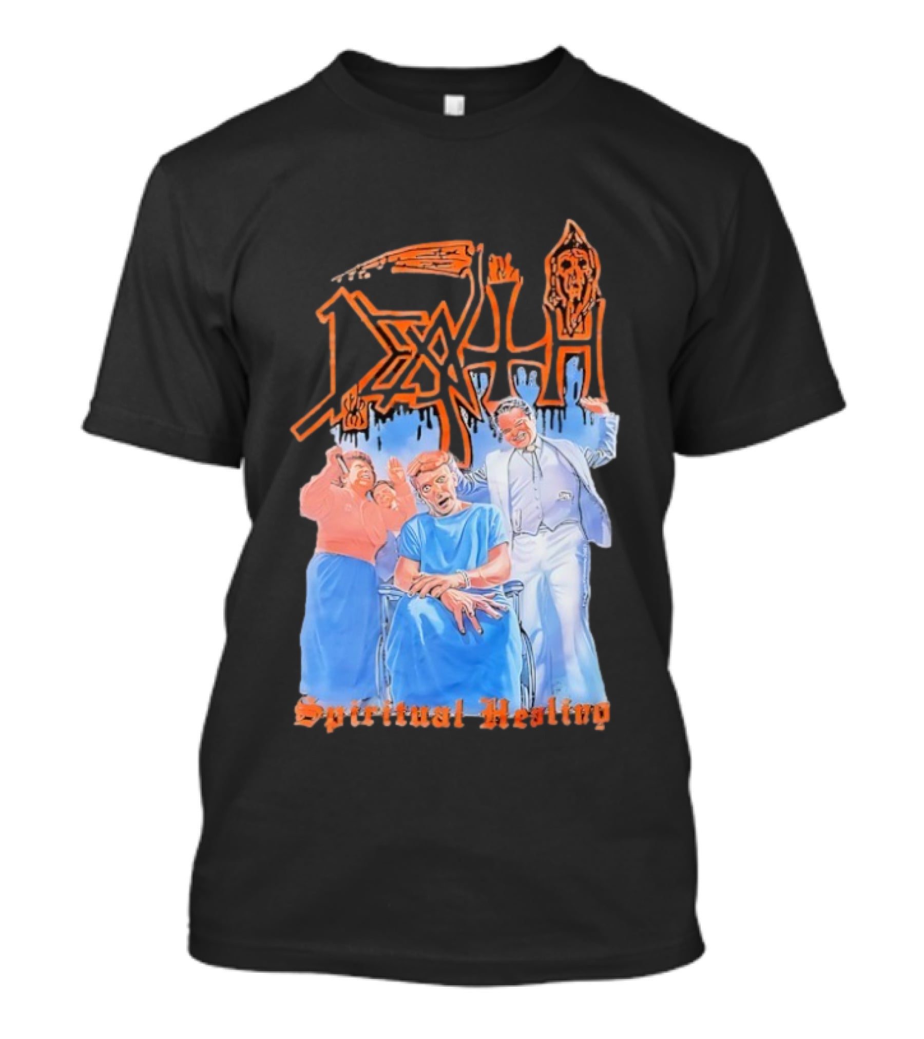 Death Spiritual Healing Album Cover Artwork By Ed Repka T-Shirt