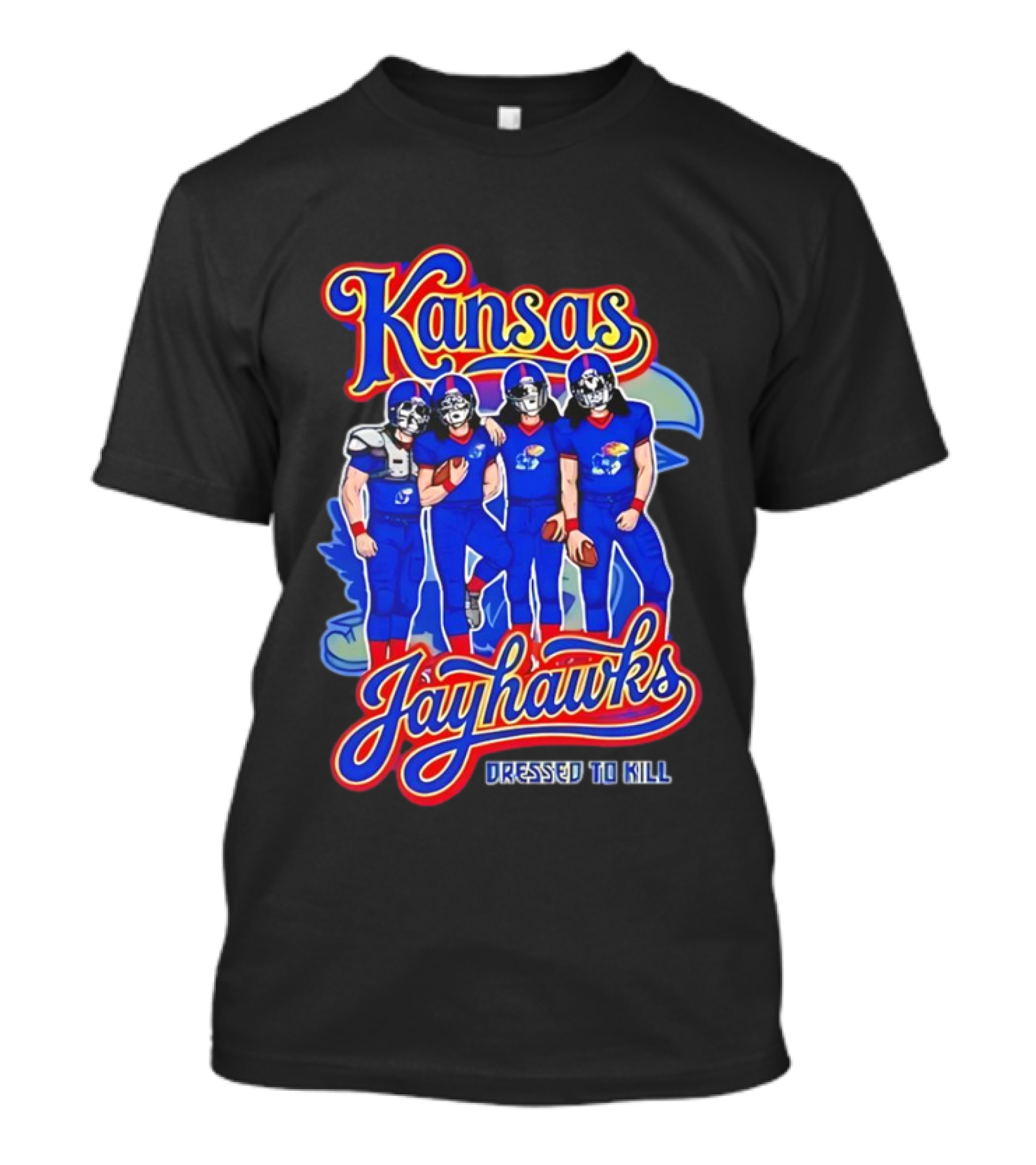 Kansas Jayhawks Dressed To Kill Football Players T-Shirt