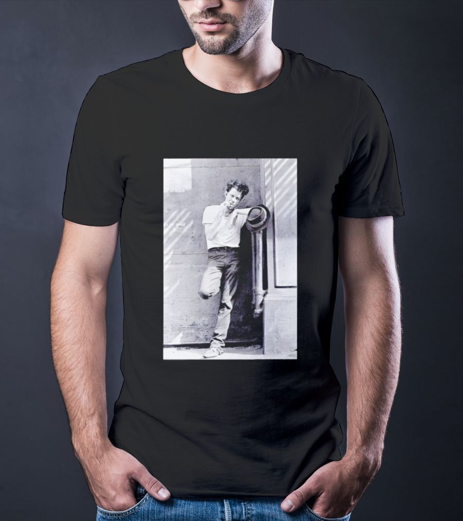 Robin Buckley Tom Waits Smoking Pose T-Shirt