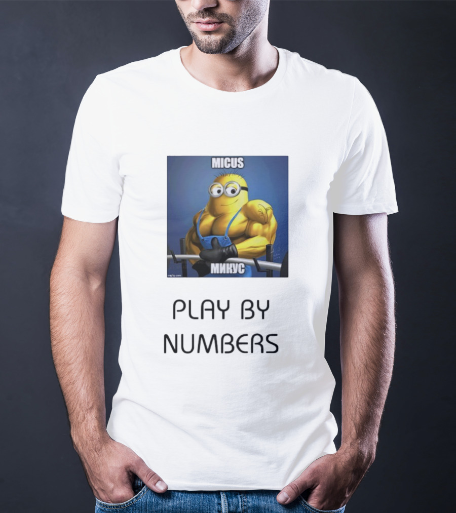 Micus Минькс Muscle Play By Numbers Minion T-Shirt