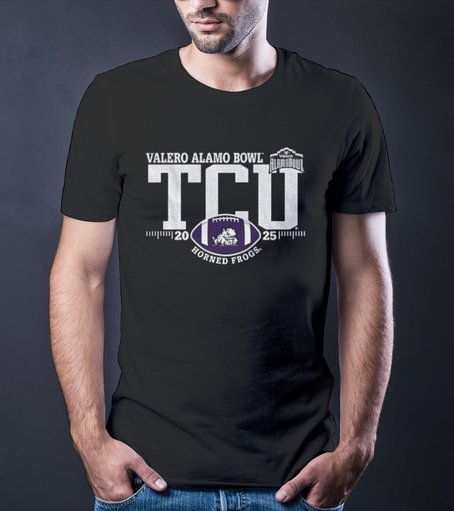 Valero Alamo Bowl TCU Horned Frogs 2025 Football T-Shirt