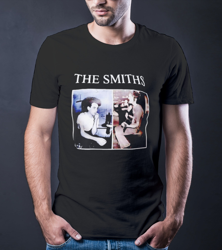 The Smiths Morrissey Johnny Marr Vintage Album Photo T-Shirt