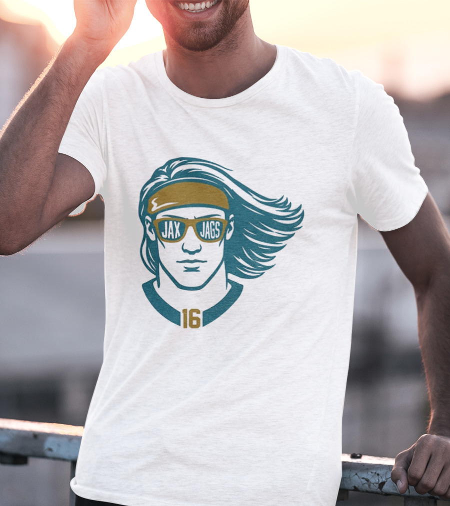 Trevor Lawrence Jax Jags Football Cartoon 16 T-Shirt