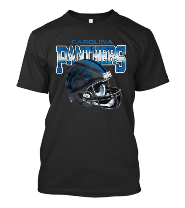 Carolina Panthers Gradient Helmet Football Lover T-Shirt