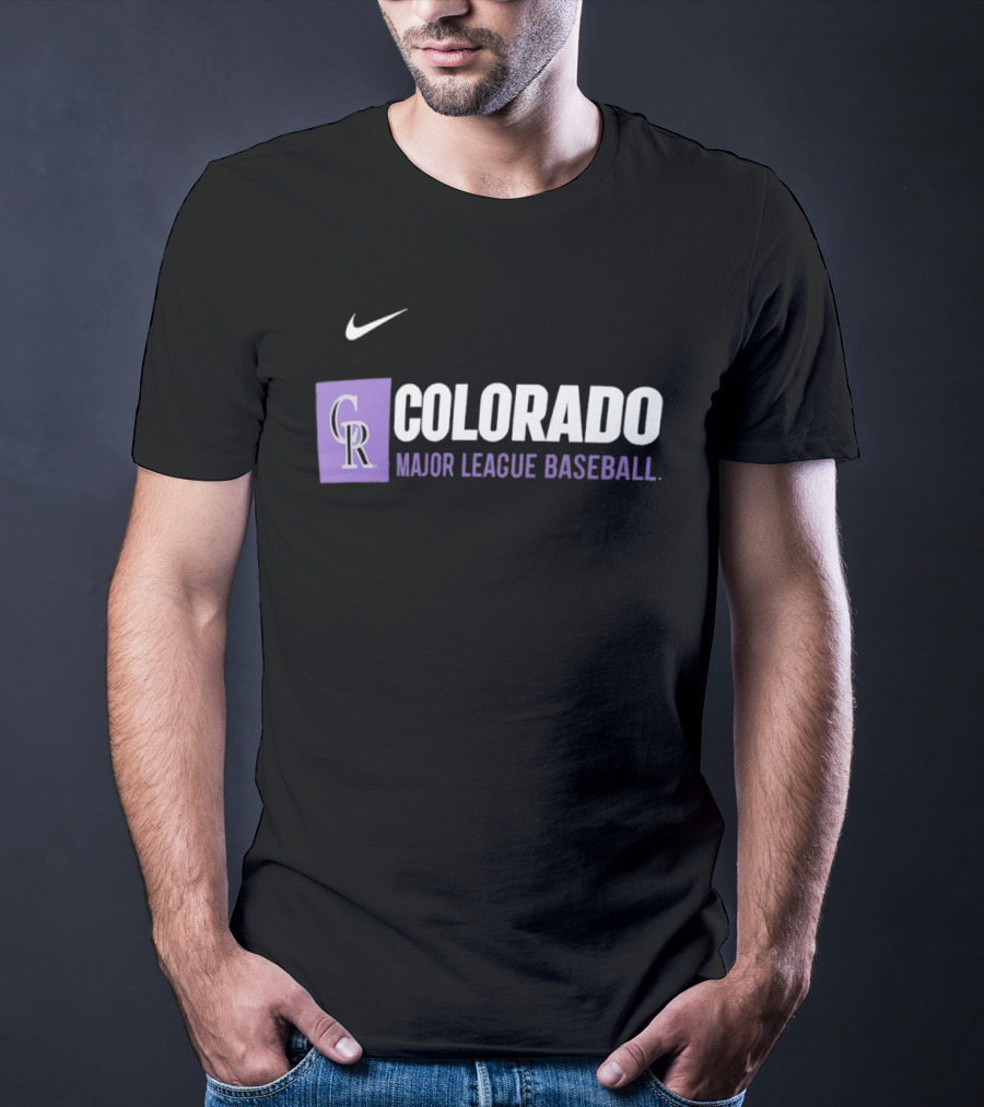 Nike Colorado Rockies CR Major League Baseball T-Shirt