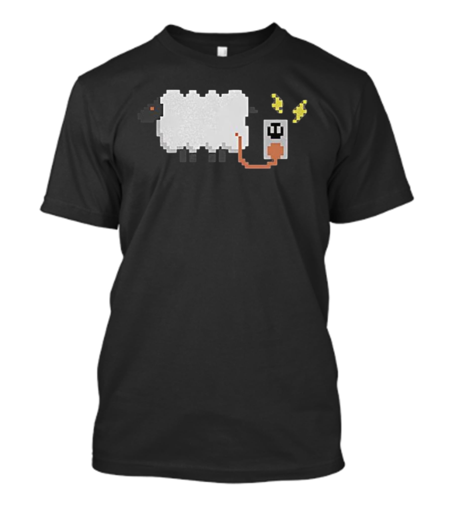 Pixel Art Electric Sheep Plugging In Wil Wheaton T-Shirt
