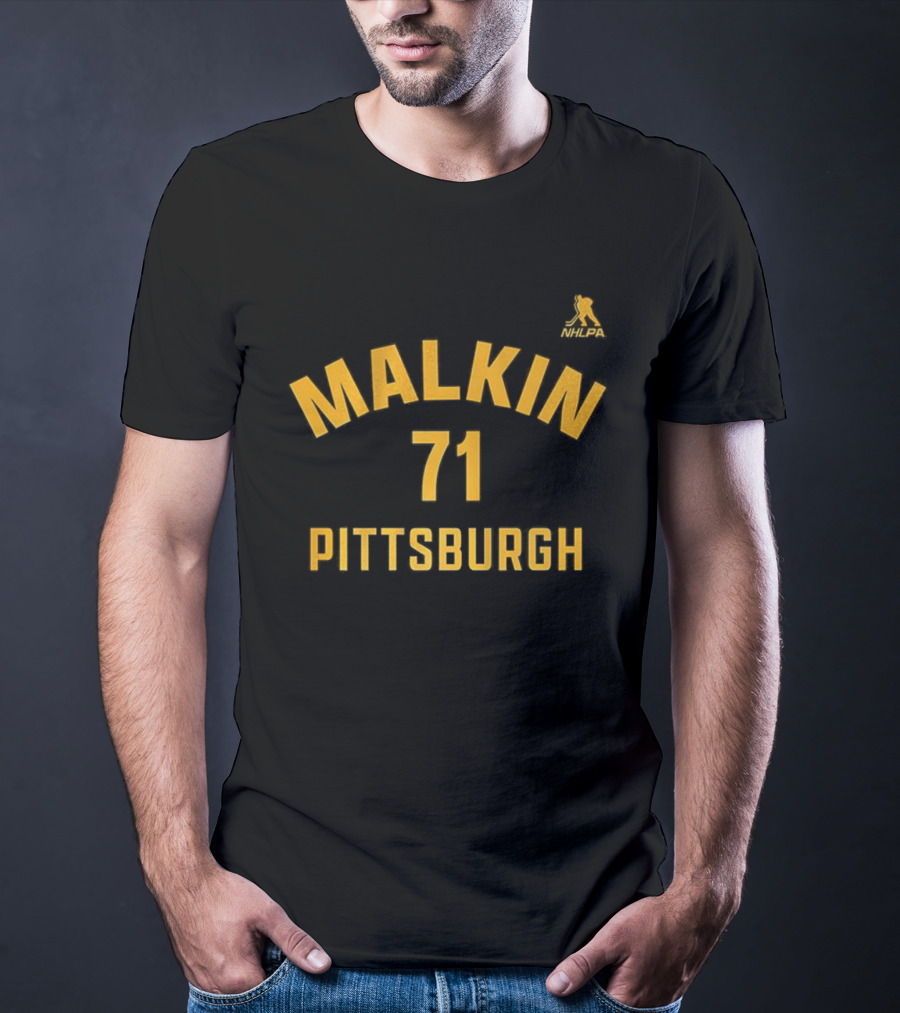 Malkin 71 Pittsburgh Penguins Ice Hockey Fan Gear T-Shirt