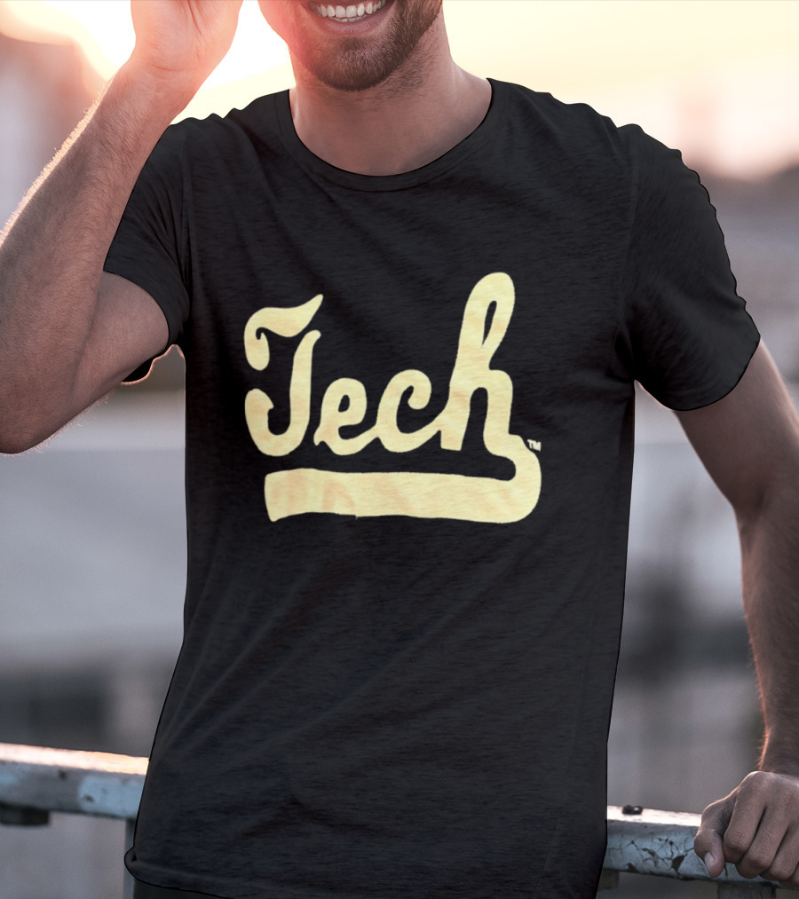 Louisiana Tech Script Font T-Shirt