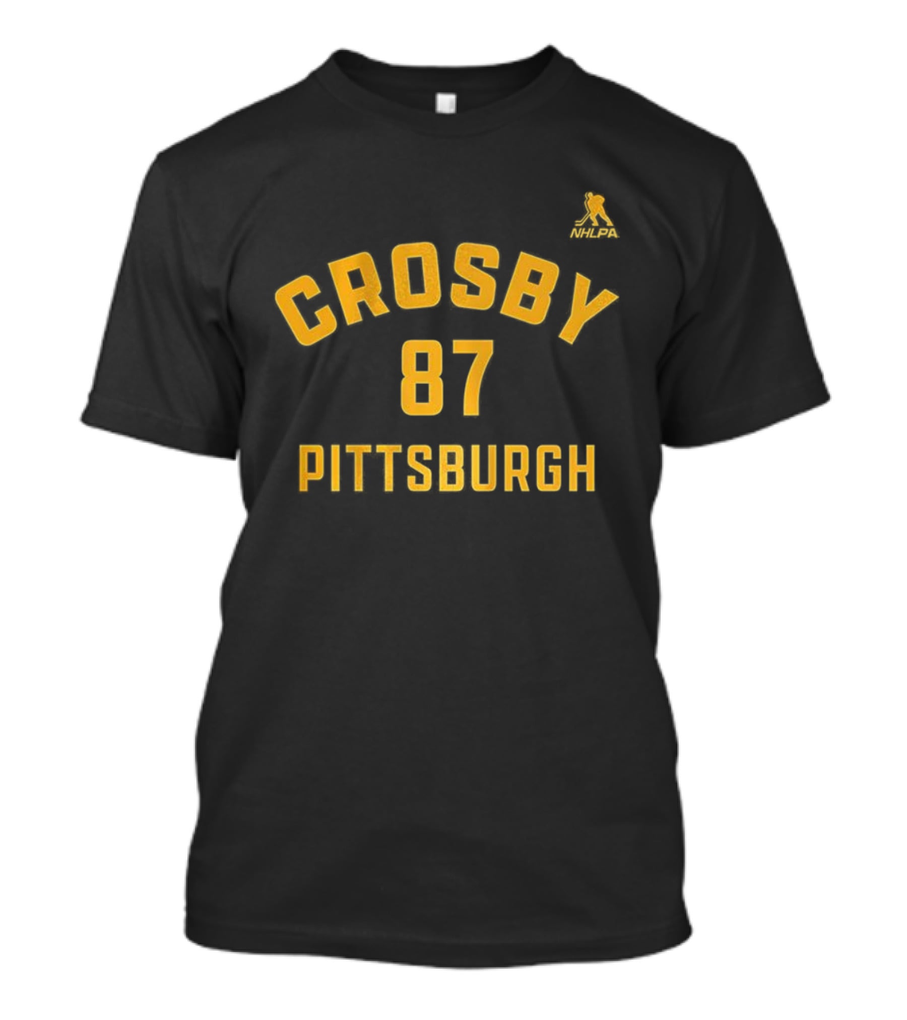 Sidney Crosby 87 Pittsburgh Penguins Ice Hockey Name And Number T-Shirt