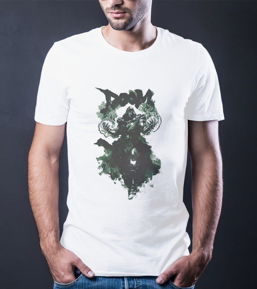 Doom Doctor Emperor Marvel Comics Green Aura T-Shirt