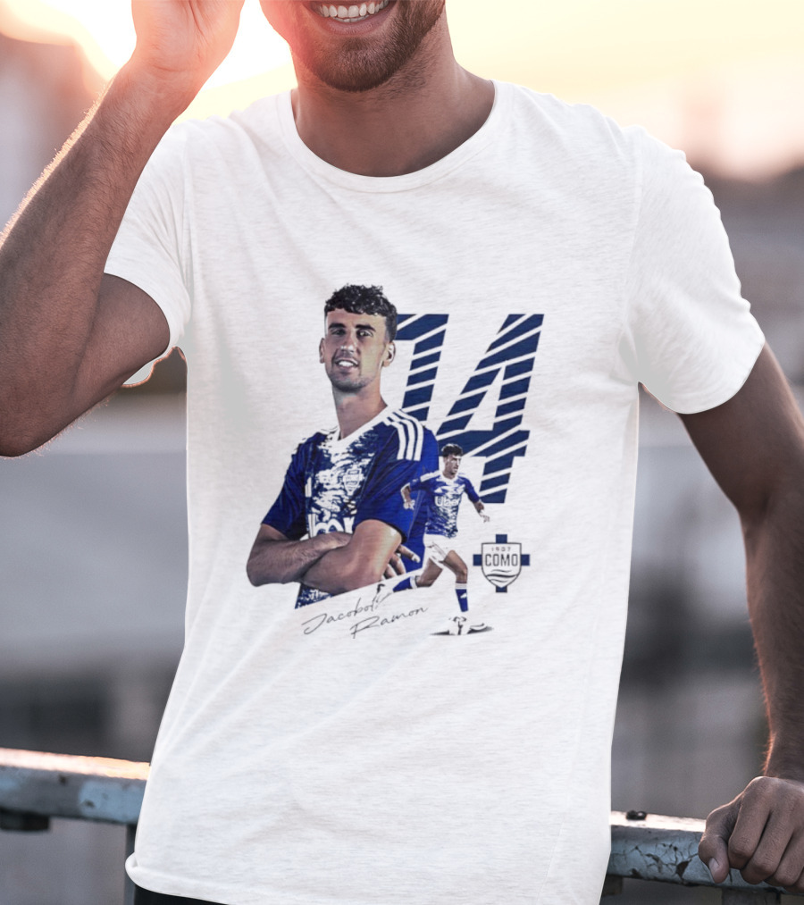 Jacobo Ramon 14 Como 1907 Players Collection Signature T-Shirt