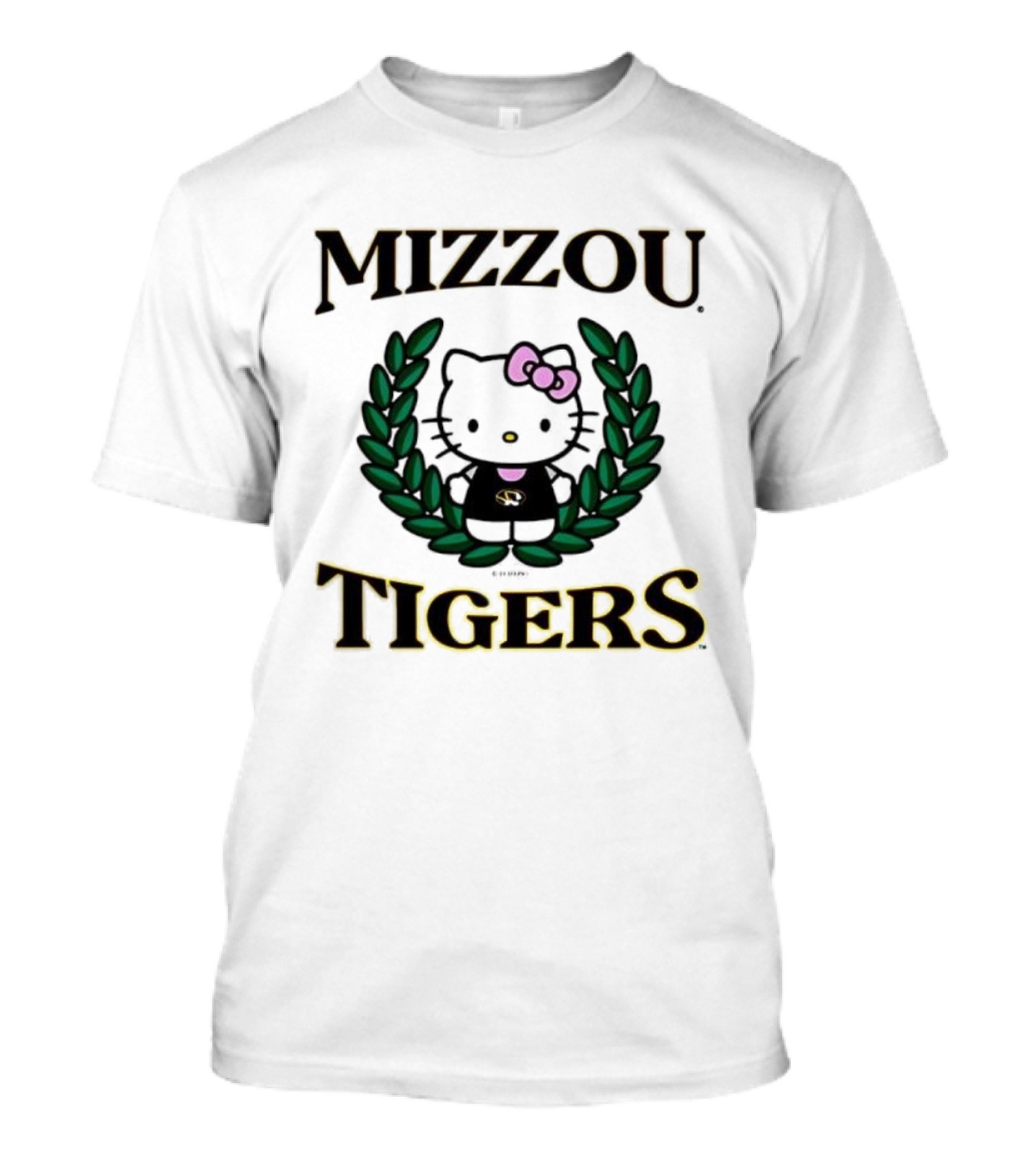 Mizzou Tigers Hello Kitty University Of Missouri Fan Collection T-Shirt