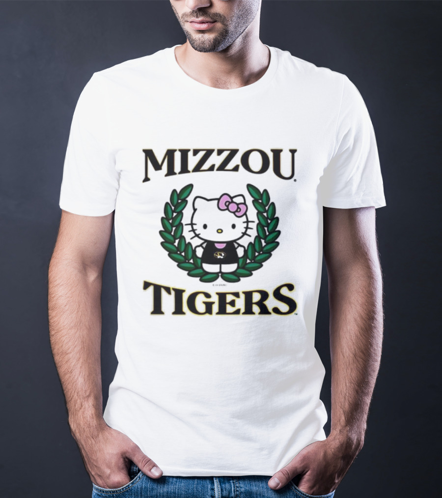 Mizzou Tigers Hello Kitty University Of Missouri Fan Collection T-Shirt