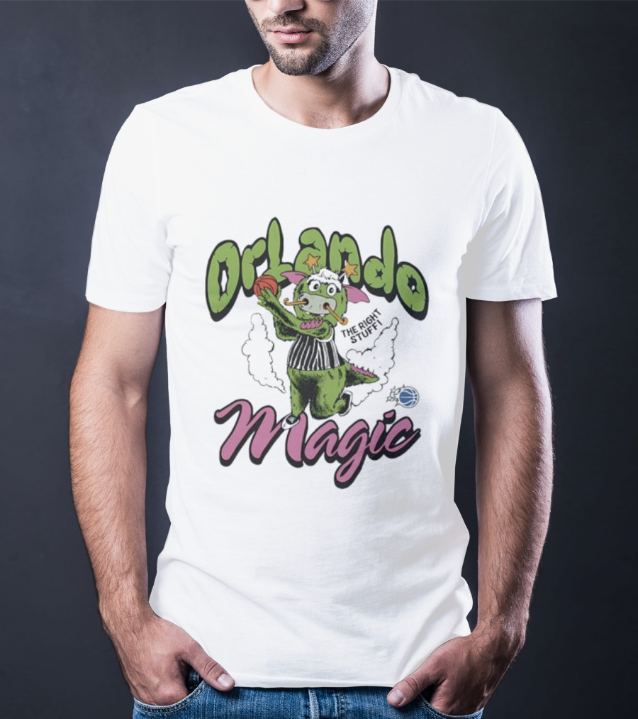 Orlando Magic The Right Stuff Mascot Basketball Creature T-Shirt