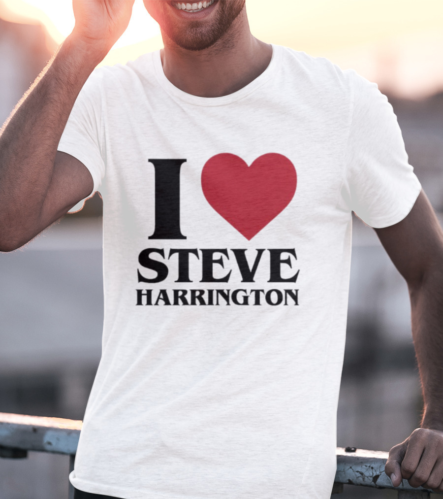 I Love Steve Harrington Heart Stranger Things T-Shirt