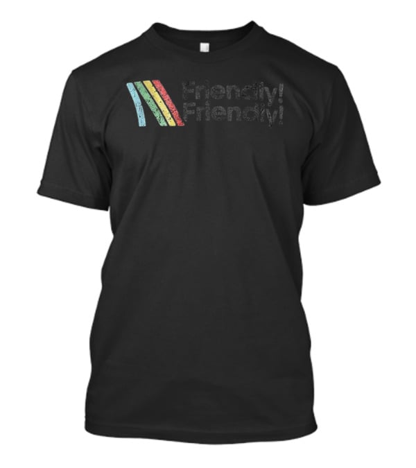 Arc Raiders Fanart Friendly Friendly Rainbow Stripes T-Shirt