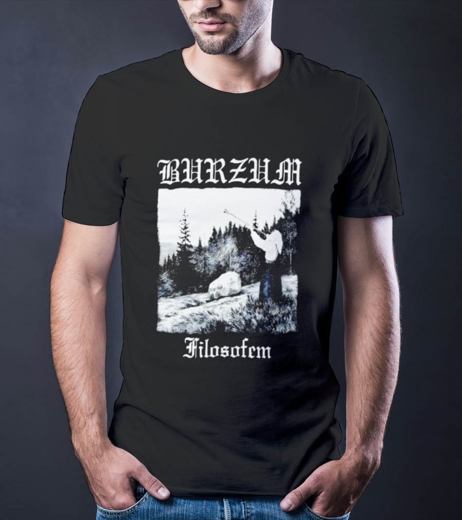 Burzum Filosofem Album Nordic Forest Scene T-Shirt