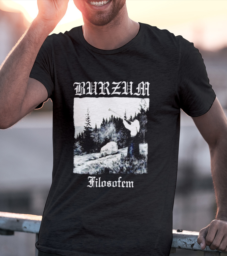 Burzum Filosofem Album Nordic Forest Scene T-Shirt