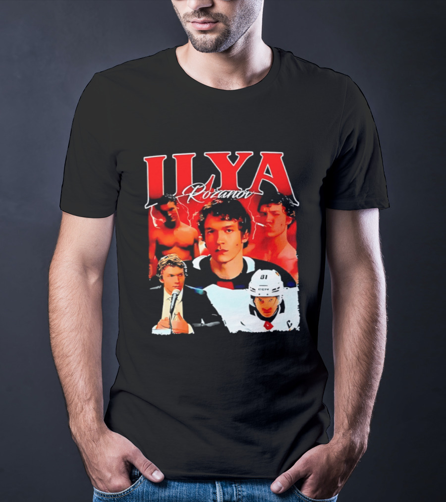 Ilya Rozanov Rivalry 90s Iconic Hockey Star T-Shirt
