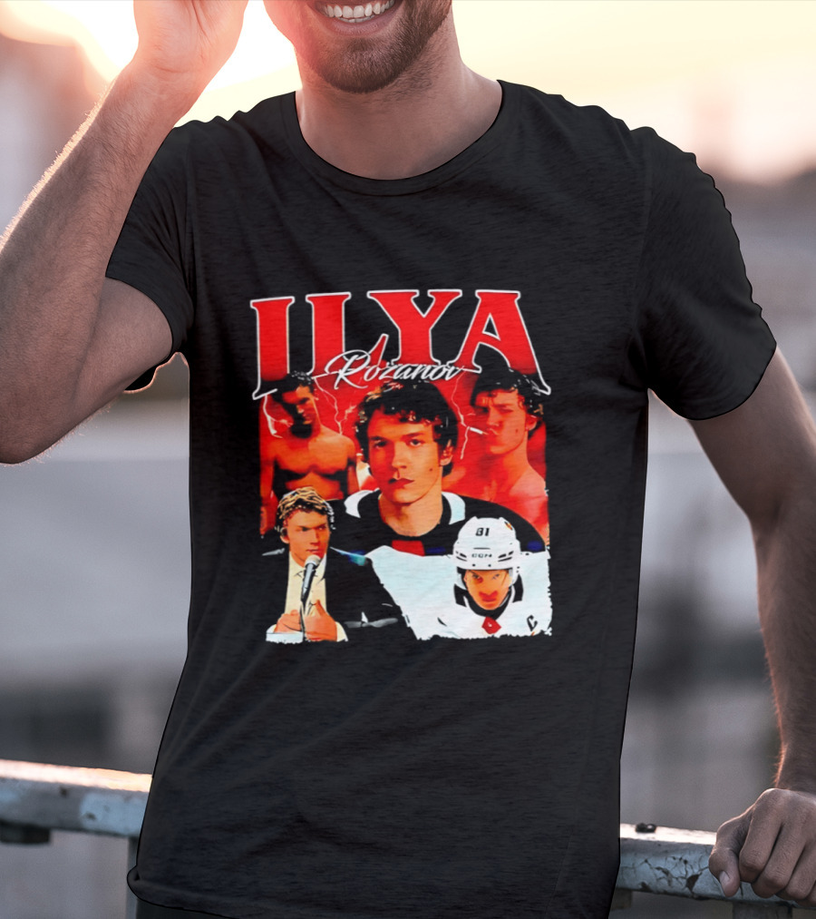Ilya Rozanov Rivalry 90s Iconic Hockey Star T-Shirt