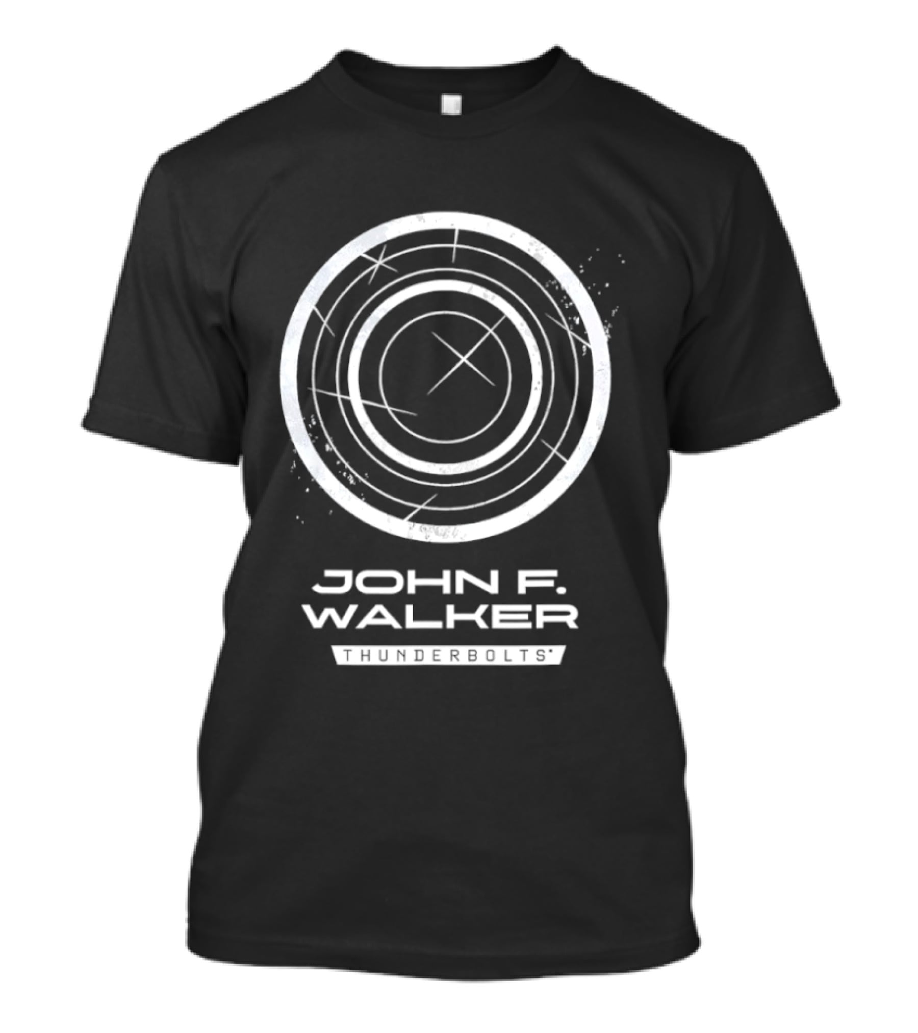 John F Walker Thunderbolts Shield T-Shirt