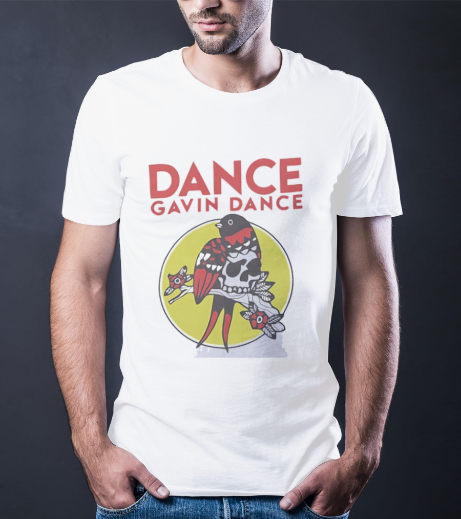 Dance Gavin Dance Skull And Bird T-Shirt