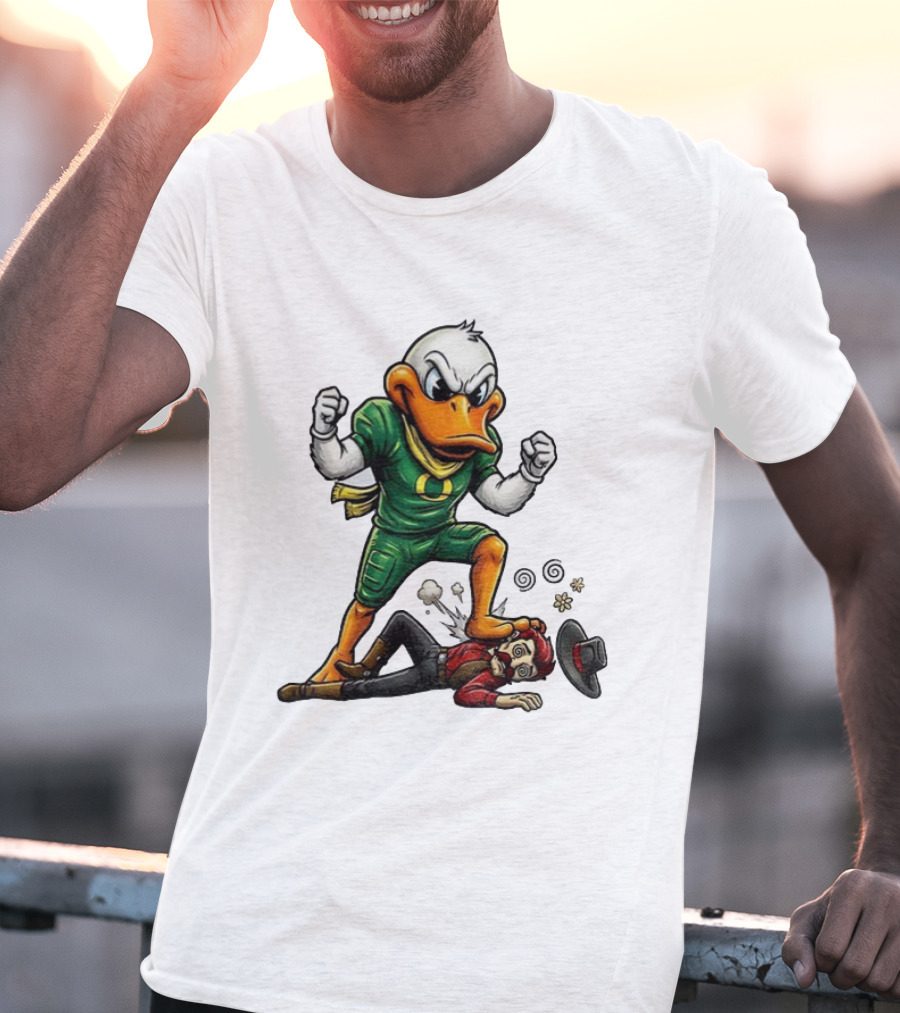 Oregon Ducks Defeat Texas Tech Orange Bowl Champs Victory T-Shirt