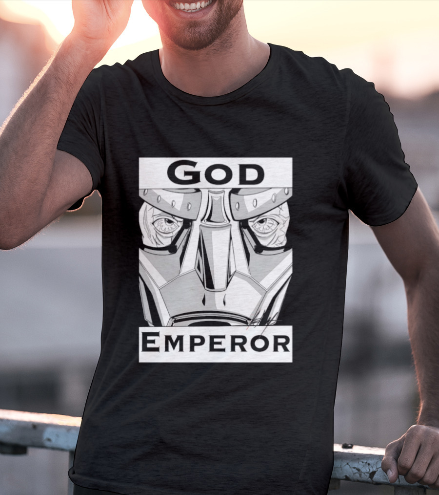 God Emperor Masked Face Robot Armor T-Shirt