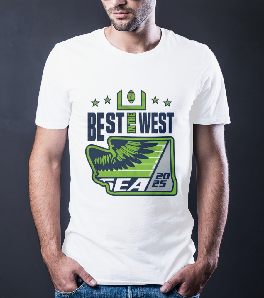 Seattle Seahawks Best In The West 2025 NFC Champions T-Shirt