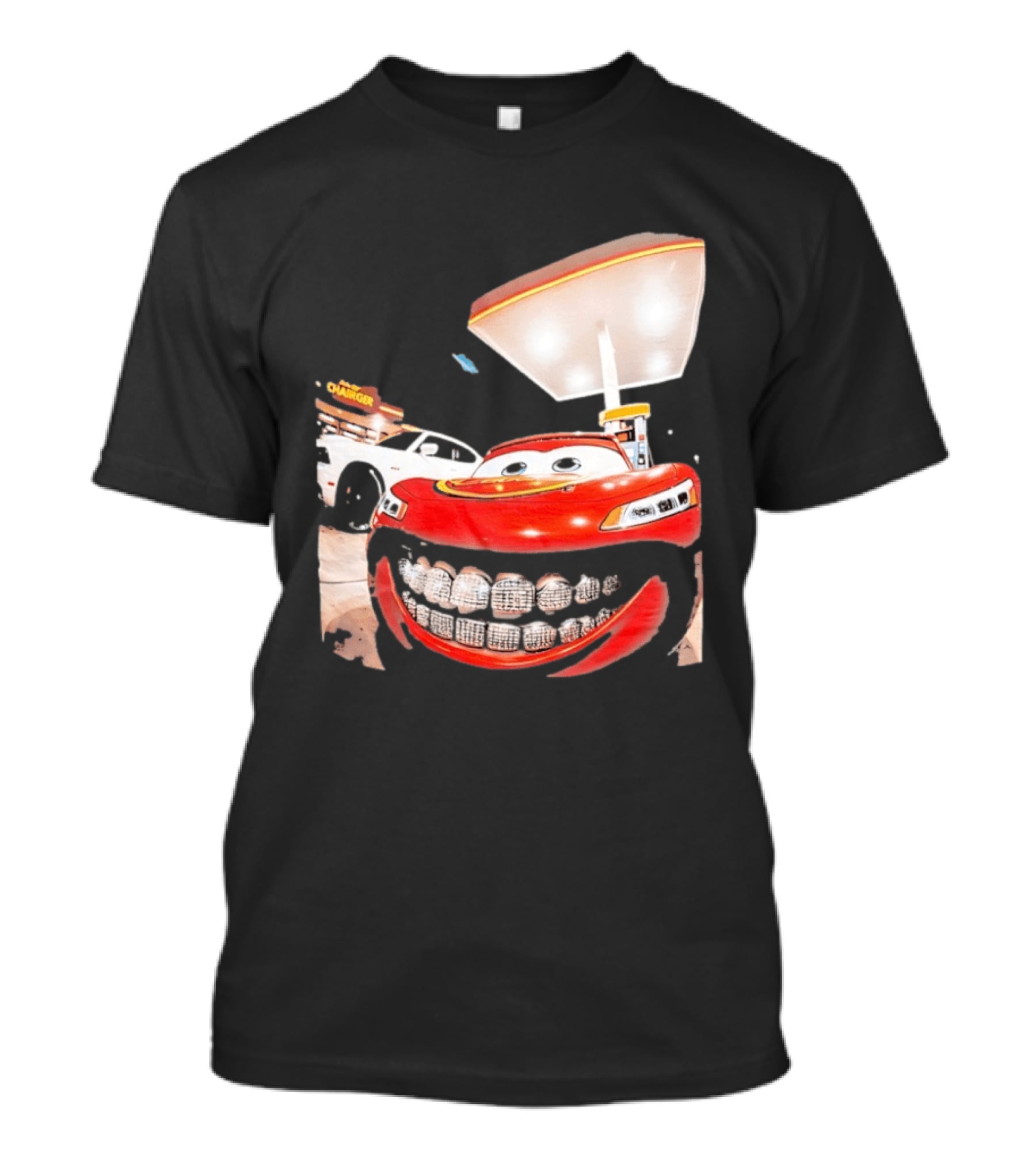 Cars Lightning McQueen Grills Radiator Springs Charger T-Shirt