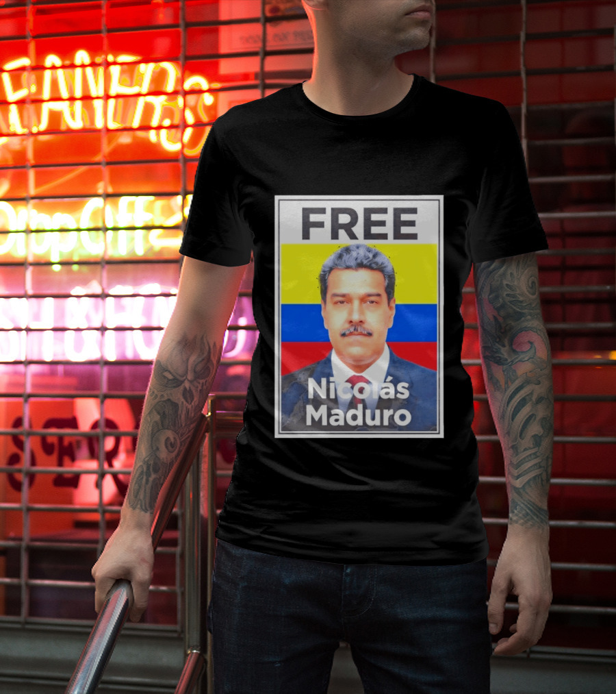 FREE Nicolás Maduro Venezuela Flag Political T-Shirt