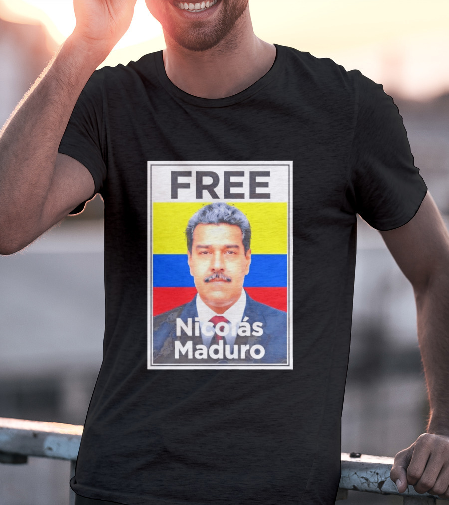 FREE Nicolás Maduro Venezuela Flag Political T-Shirt
