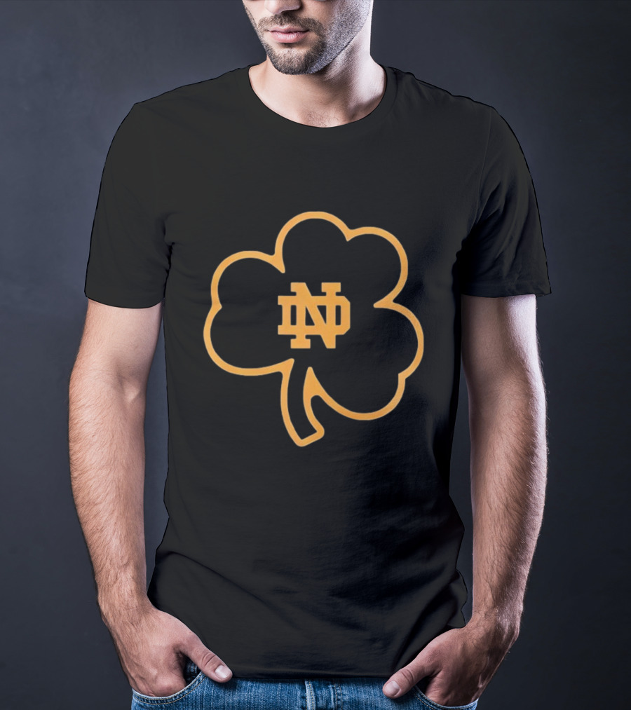 Notre Dame Football Marcus Freeman ND Clover T-Shirt