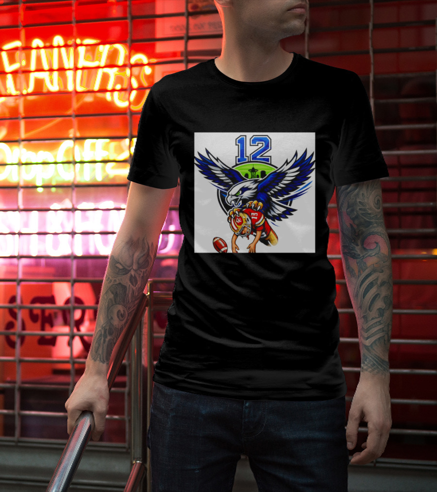 Seattle Seahawks 12th Man Meme Brock Purdy San Francisco 49ers Football Rivalry T-Shirt