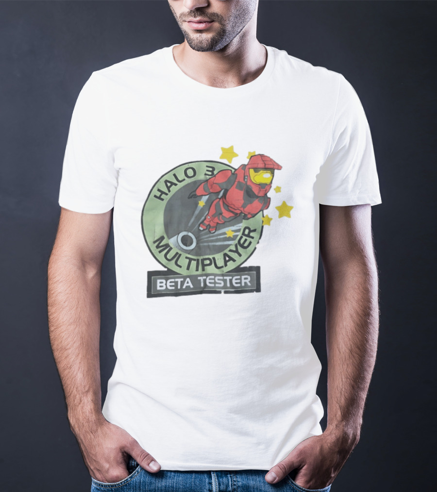Halo 3 Multiplayer Beta Tester Exclusive Red Spartan T-Shirt