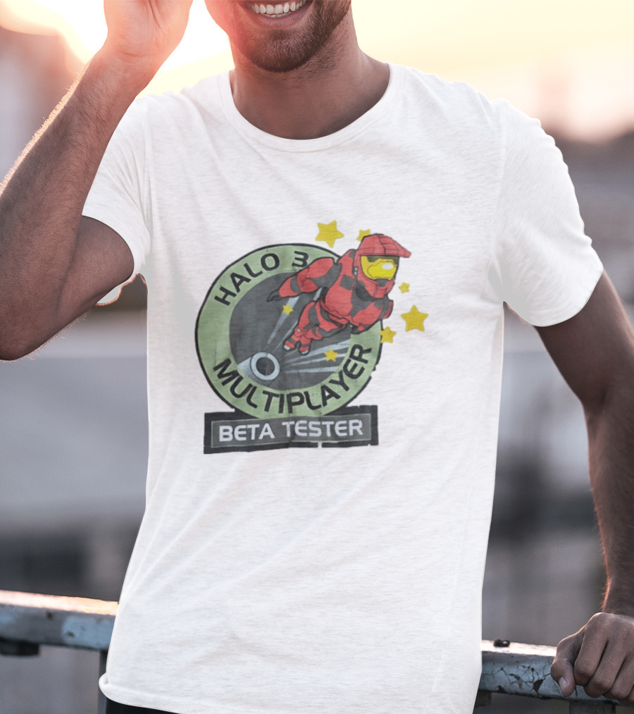 Halo 3 Multiplayer Beta Tester Exclusive Red Spartan T-Shirt