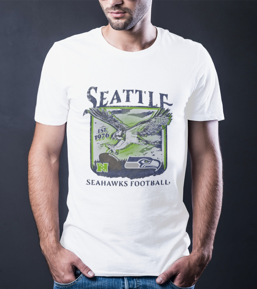Seattle Seahawks Football EST 1976 NFL Team T-Shirt