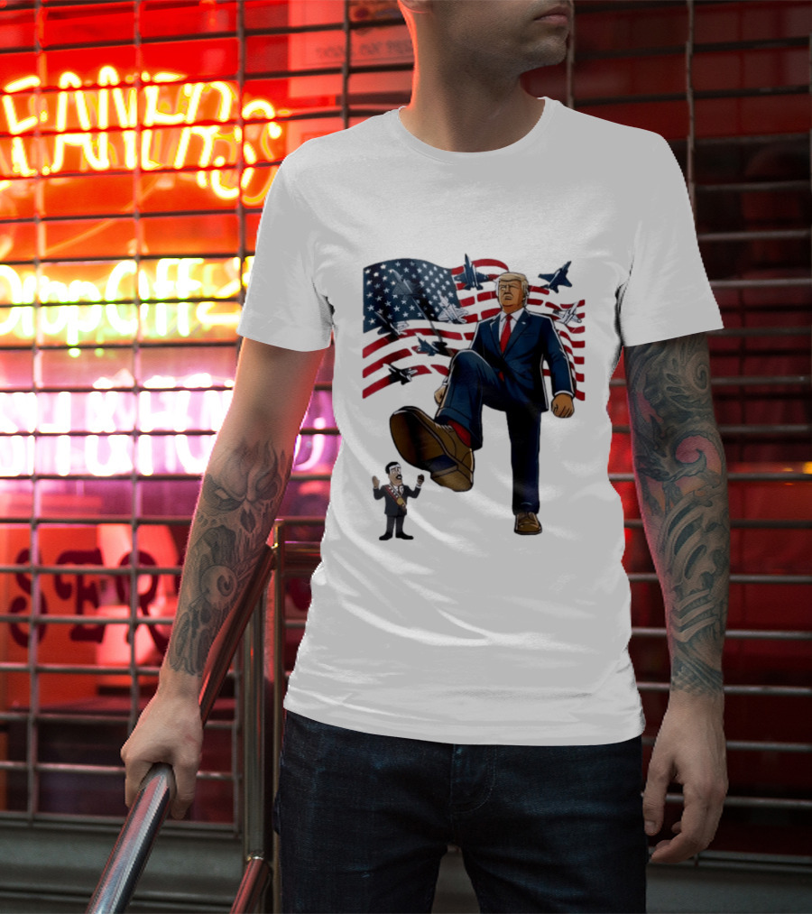 Trump Venezuela Oil Nicolas Maduro 2026 Fighter Jets American Flag T-Shirt