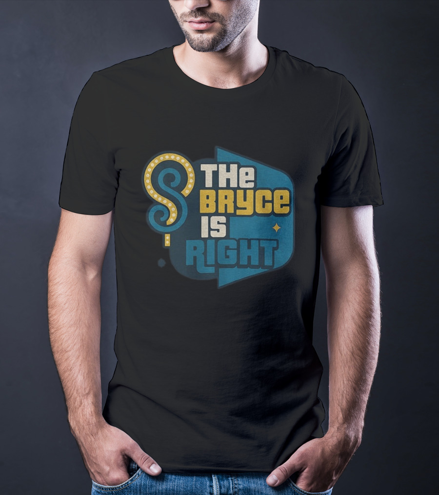 Bryce Young The Bryce Is Right Carolina Panthers T-Shirt