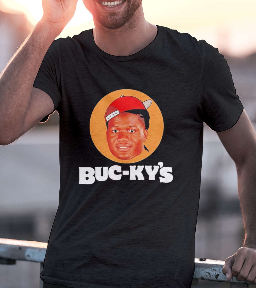 Buc Kys Bucky Irving Meme Tampa Bay Buccaneers Buc Ees T-Shirt