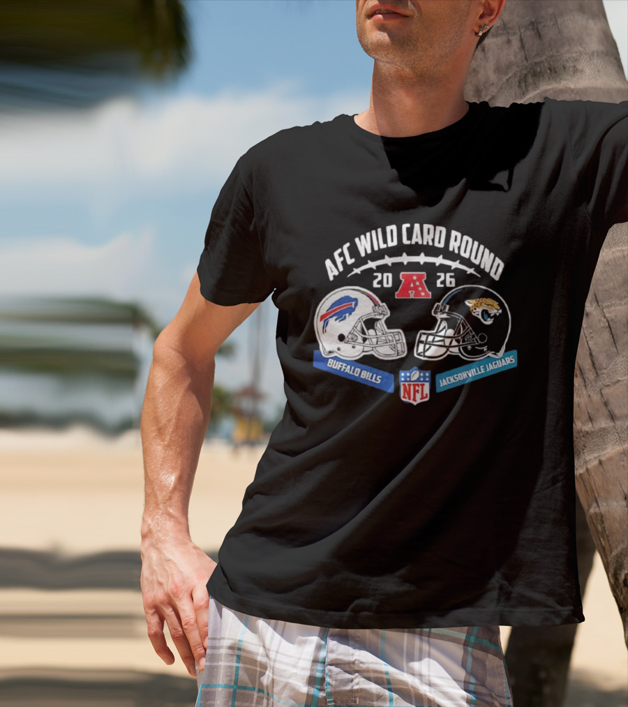 Buffalo Bills Vs Jacksonville Jaguars AFC Wild Card Round 2026 NFL Matchup T-Shirt