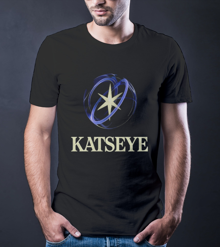 Katseye Band Idea Concert Wear Black Orb Star T-Shirt