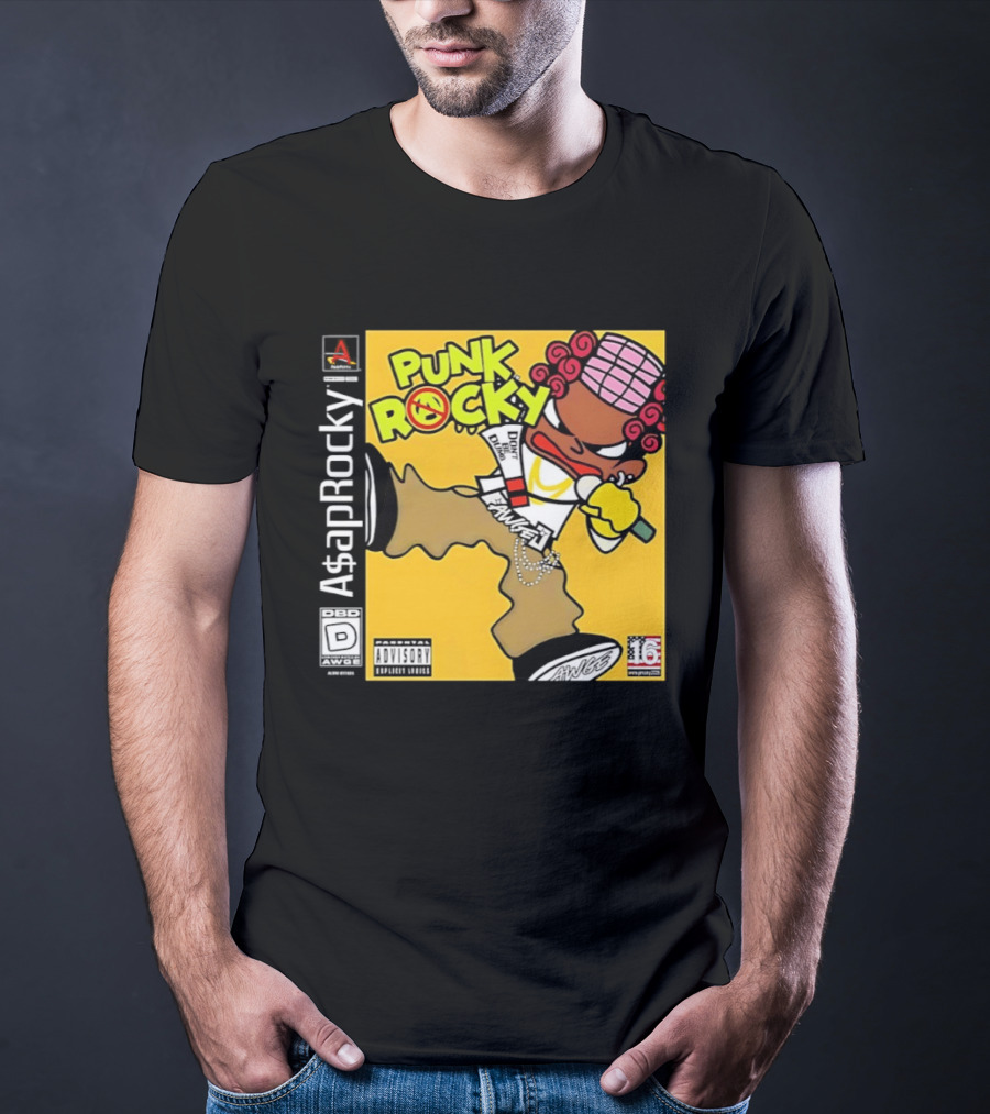 Don’t Be Dumb For Asap Rocky’s Punk Rocky Inspired By Parappa The Rapper T-Shirt
