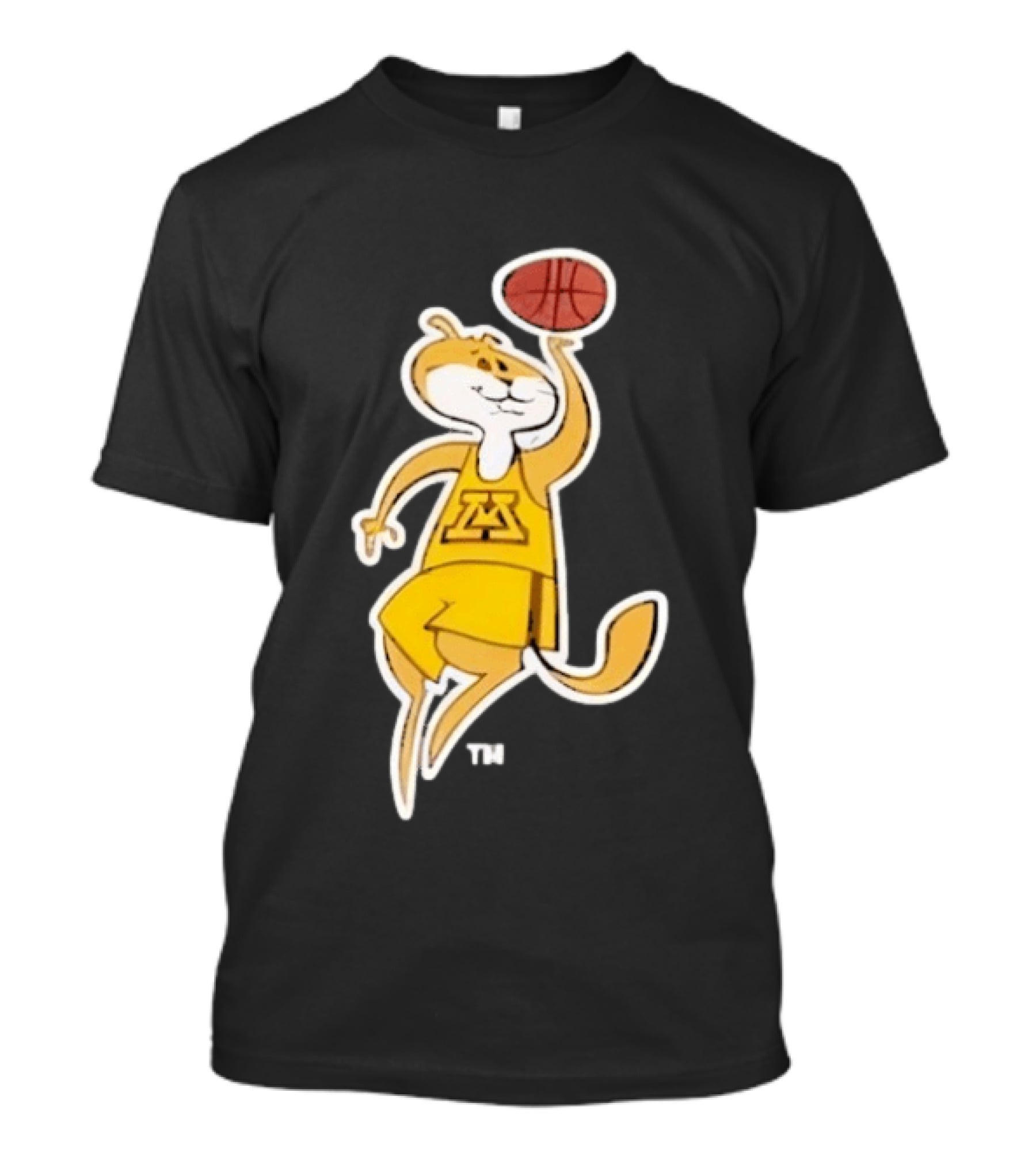 Minnesota Gophers Basketball Mascot Slam Dunk T-Shirt