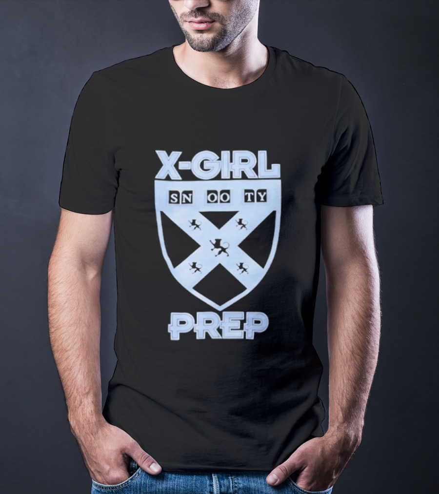 X Girl Snooty Prep Shield Crest T-Shirt