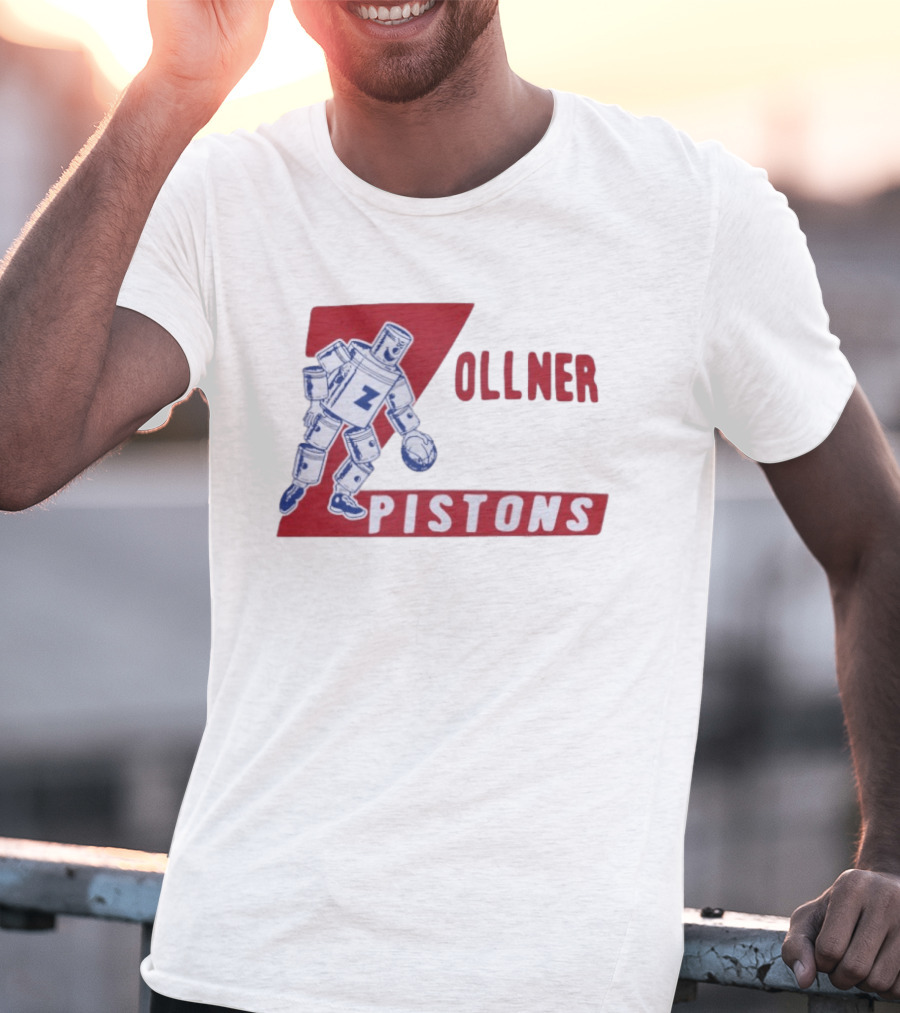 Fort Wayne Zollner Pistons Vintage Robot Basketball Team Nostalgia T-Shirt