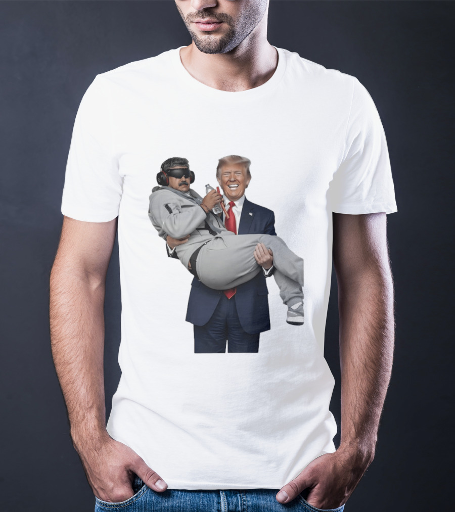 Trump Carry Maduro Satire Funny Political Humor T-Shirt