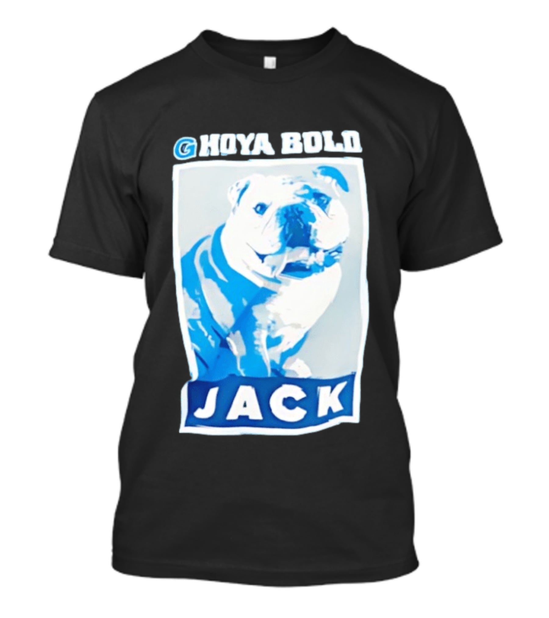 Georgetown Hoyas Hoya Bold Jack Bulldog Basketball T-Shirt