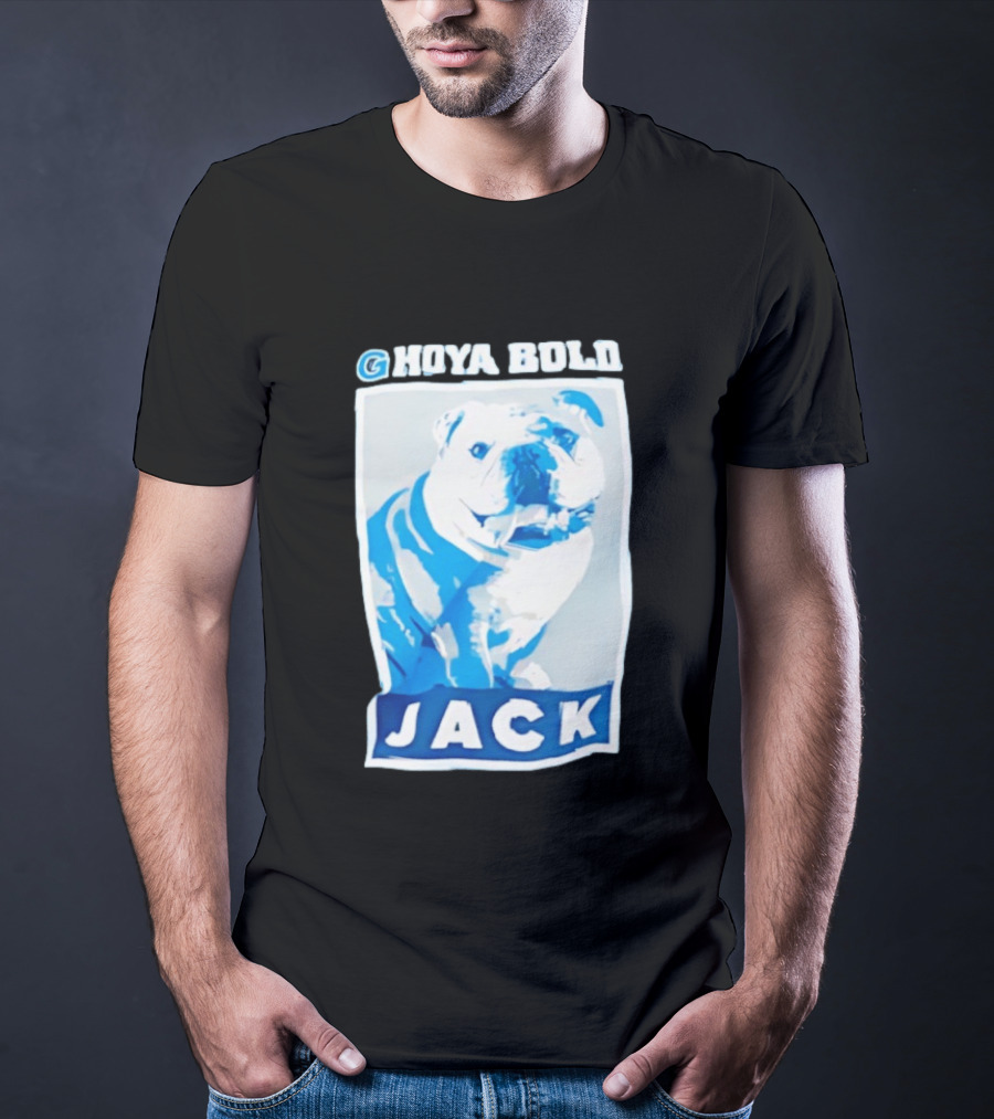 Georgetown Hoyas Hoya Bold Jack Bulldog Basketball T-Shirt