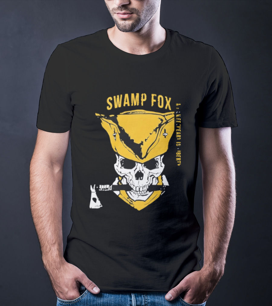 SWAMP FOX Skull My Sweetheart Is Liberty T-Shirt